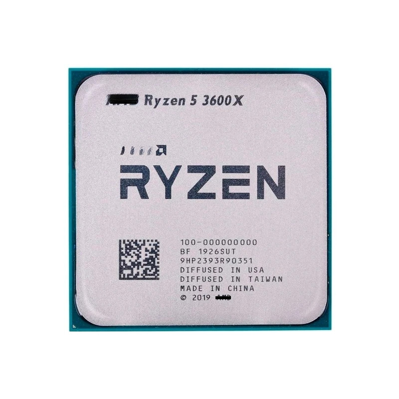 Ryzen 5 3600X R5 3600X 3.8 GHz 6-Core 12 ด้าย CPU โปรเซสเซอร์ 95W LGA AM4 ใหม่ล่าสุด