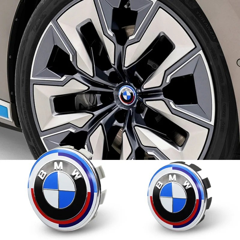 4 PC 68/56 มม.ล้อกลางหมวกสําหรับ BMW 50th X3 X5 X6 X7 F20 F22 F23 F85 F86 E90 E91 F32 F33 F34 F36 F1