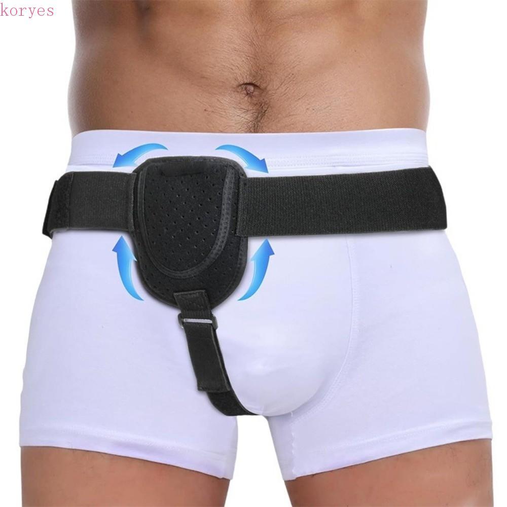 KORYES Groin Support Belt, Recovery Strap Comfort Design Hernia Truss Belt, Man Support Support Stra