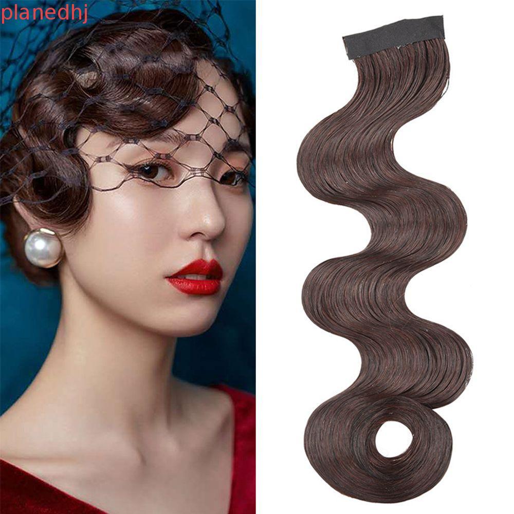 PLANED Curly Bangs Matte Wavy Hair Piece Hair Extension Cheongsam ผมสังเคราะห์