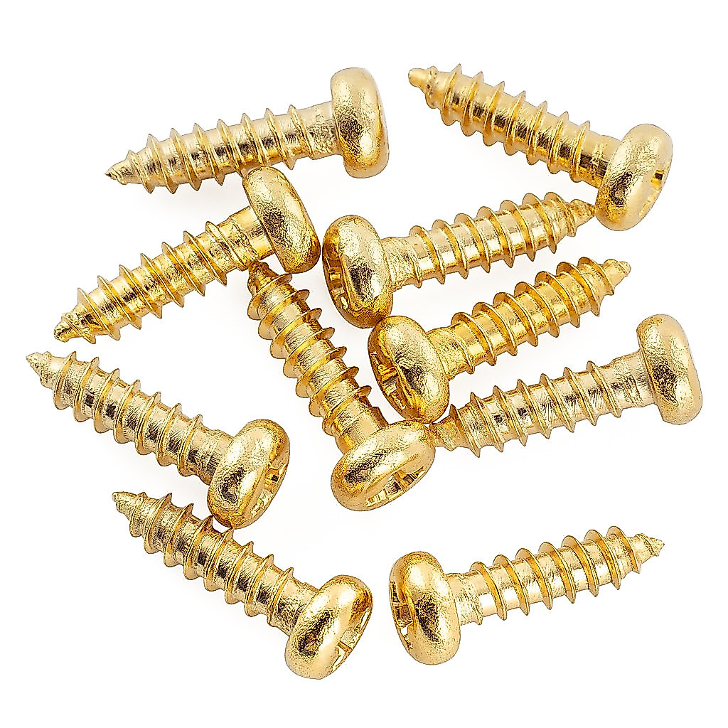 Musiclily Ultra 2.5x9 มม.สแตนเลส Truss Rod ฝาครอบสกรูติดตั้ง Pan Head สําหรับ USA LP สไตล์กีตาร์ไฟฟ้