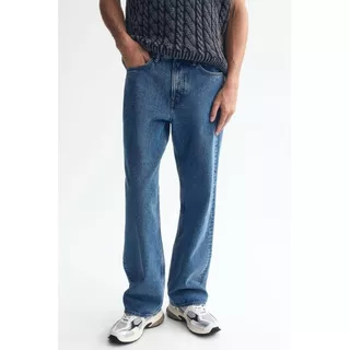 H&M(เอชแอนด์เอ็ม) กางเกงยีนส์ทรงสบาย Men Relaxed jeans 1316883_2