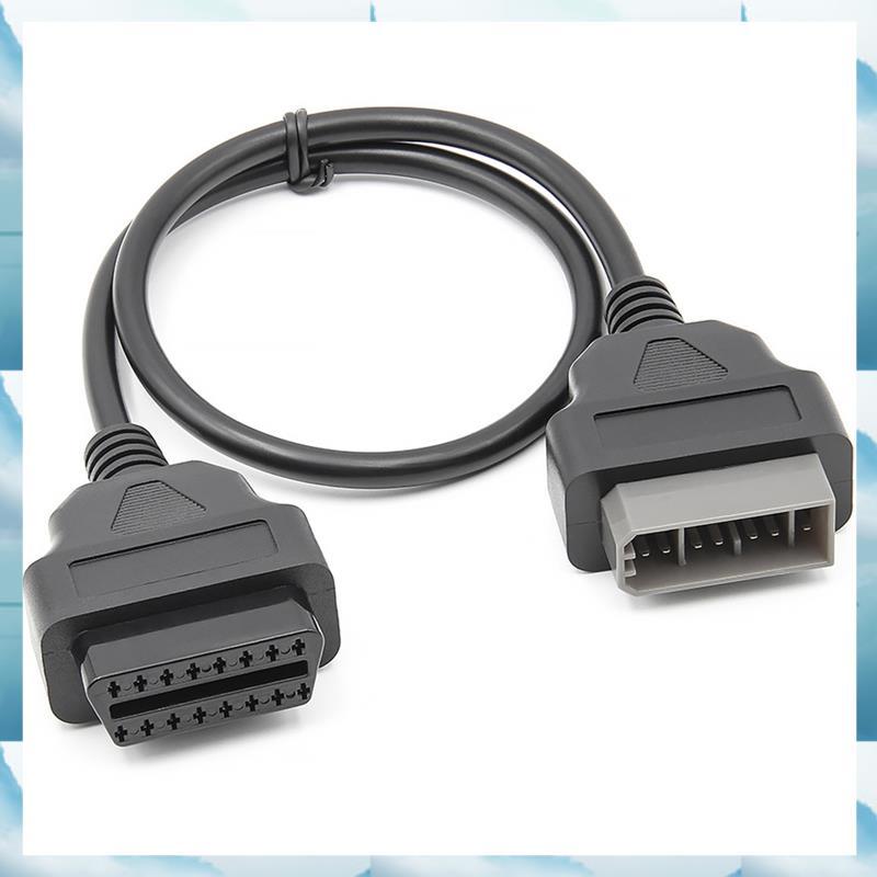 [DF] ตัวเชื่อมต่อวินิจฉัยรถยนต์ 14-Pin OBD1 ถึง OBD2 สายเคเบิล OBD1 ถึง OBD2 อะแดปเตอร์สแกนเนอร์ OBD