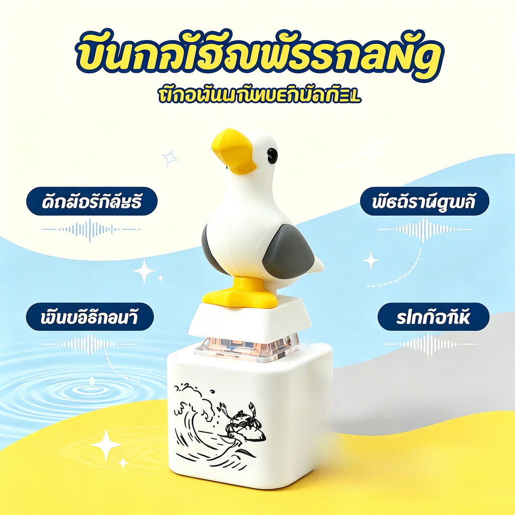 Ganten Creative Clicker ของเล่นความเครียดบรรเทาปลายนิ้วของเล่นปุ่มตลกกดสําหรับความวิตกกังวลและเบื่อ