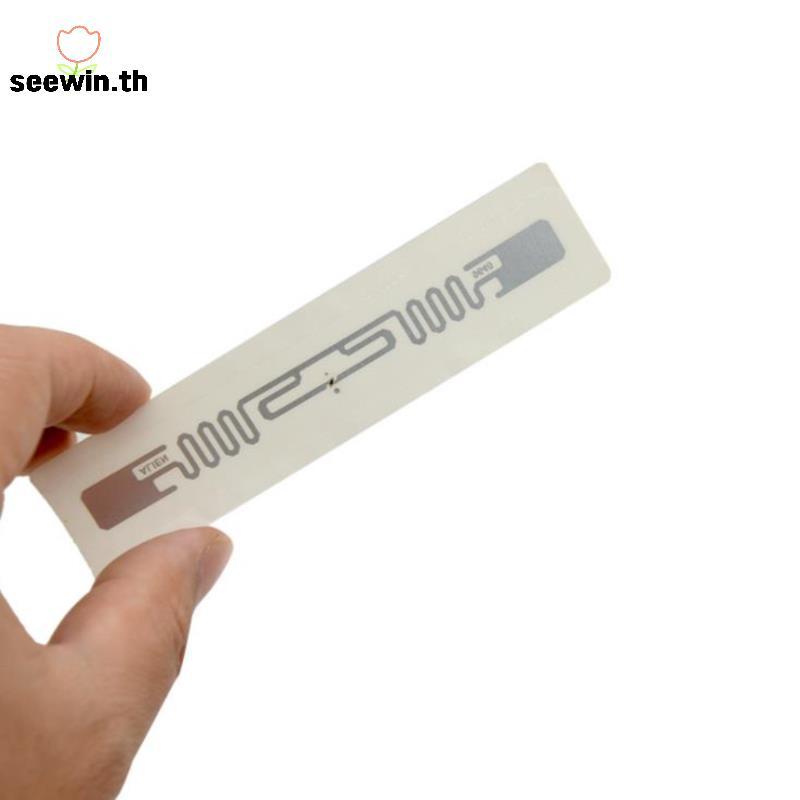 Seewin 10 ชิ้น/ล็อตยาว RFID UHF แท็ก Stier เปียก Inlay 860-960mhz Alien U7 EPC th