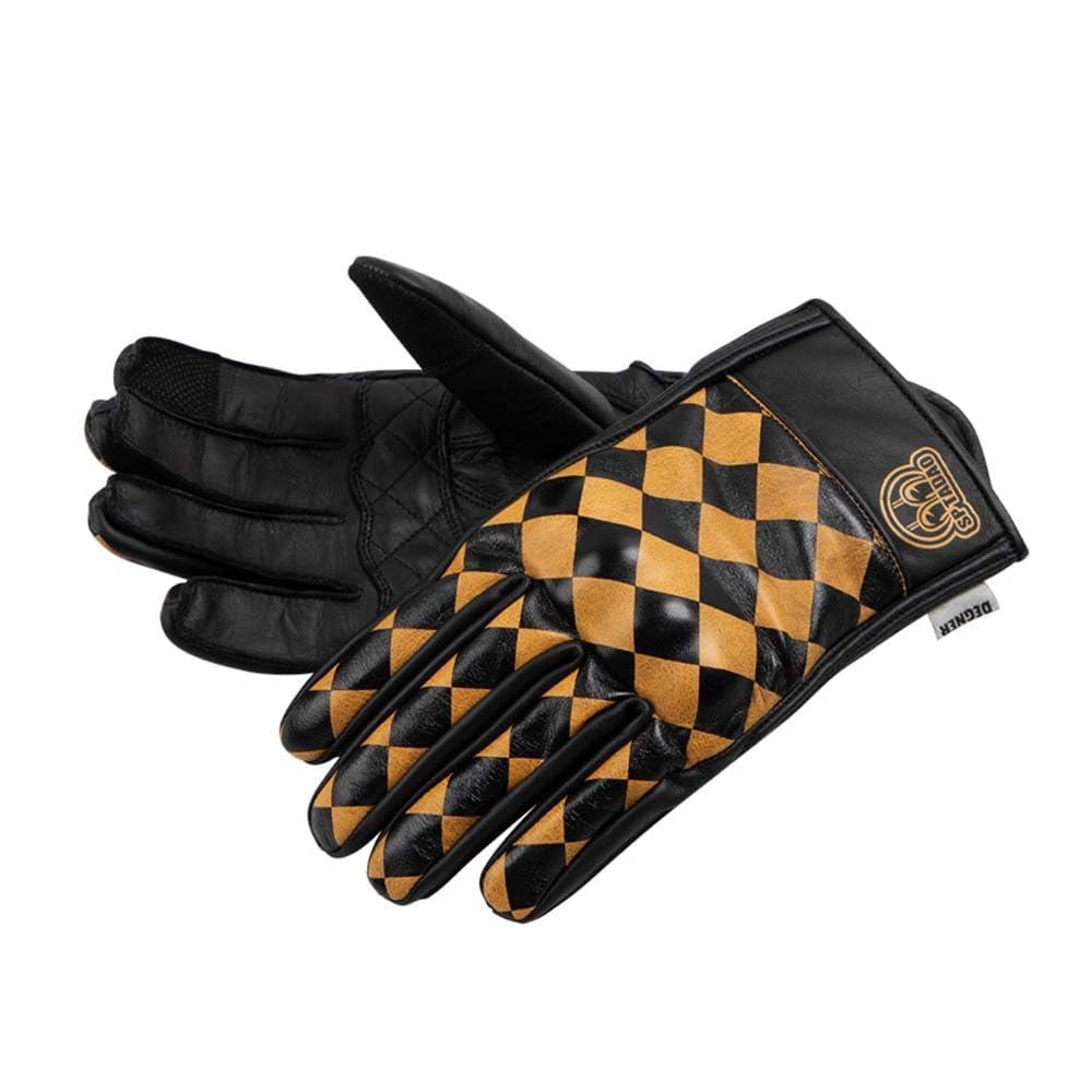 DEGNER SPG-11 SP Tadao Collaboration SP Tadao Leather Yellow M | ถุงมือหนังสำหรับมอเตอร์ไซค์ 1 คู่สำ
