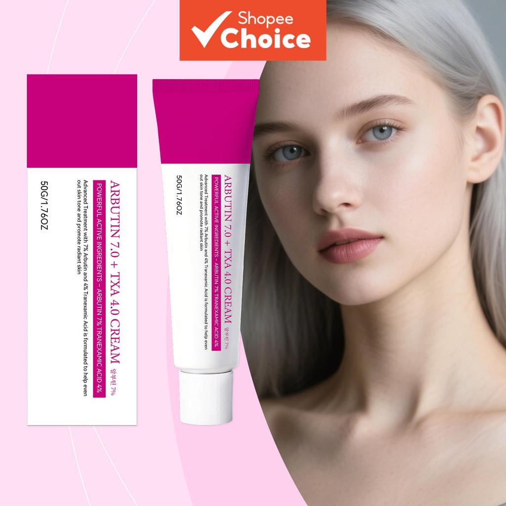 Arbutin 7% Spot Cream, Brightening Cream for Uneven Skincare Tone, Dark Spots, กระ, ฝ้า, Anti-pigmentation, Non-Greasy for All Skin Types 50g