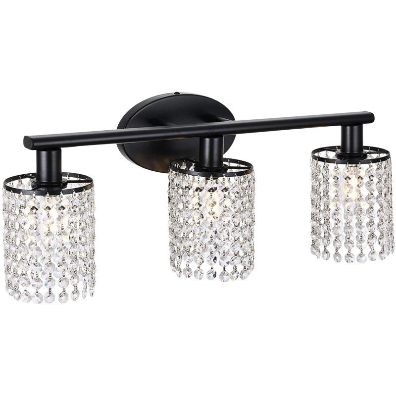 โคมไฟติดผนังห้องนั่งเล่น led ห้องนอน Nordic Light หรูหราโมเดิร์นห้องน้ําโคมไฟคริสตัล wayfair
