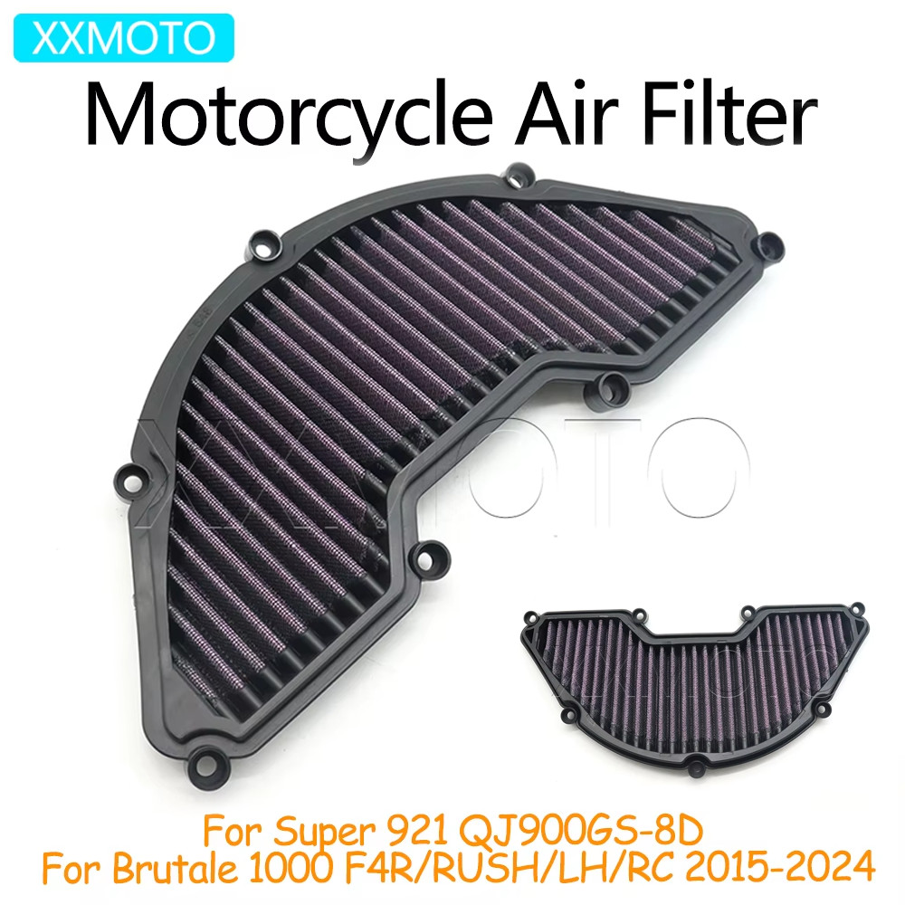 สําหรับ QJMOTOR Super 921 QJ900GS-8D MV Augsta Brure 1000 F4R RUSH LH RC รถจักรยานยนต์ High Flow Air