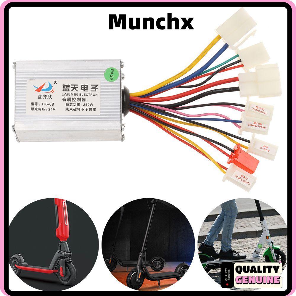 MUNCHX ตัวควบคุมจักรยาน 250W/350W/500W/800W อุปกรณ์เสริม E-bike DC ชิ้นส่วนจักรยานไฟฟ้า