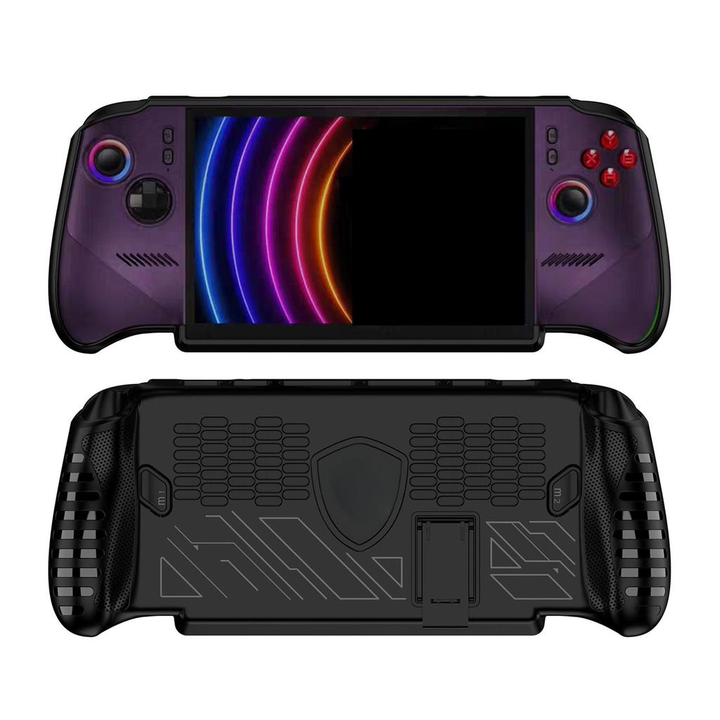 เคสป้องกัน TPU สําหรับ CLAW 8 EX AI+ เกมคอนโซล, ปลอกมือถือป้องกันการชนกันกันฝุ่นพร้อมที่จับตามหลักสรีรศาสตร์และการออกแบบขาตั้ง