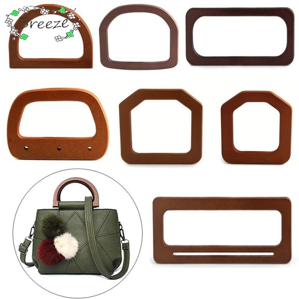 BEZE Bag Handle Replacement, Wooden Bag Handles, Handmade Handbag Handles Tote
