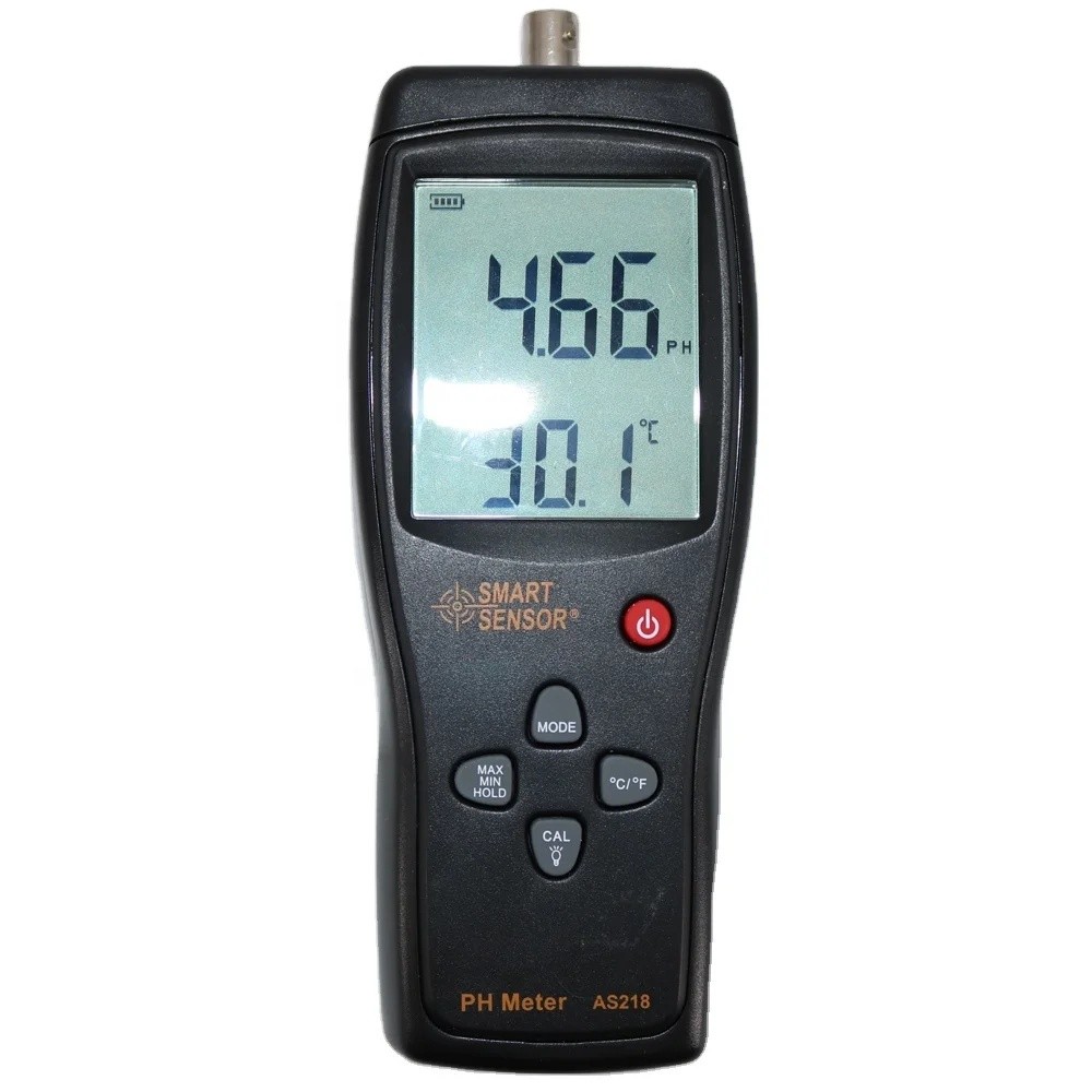 AS218 Digital Digital PH Meter 0.00 ~ 14.00pH Soil PH Tester-*&-