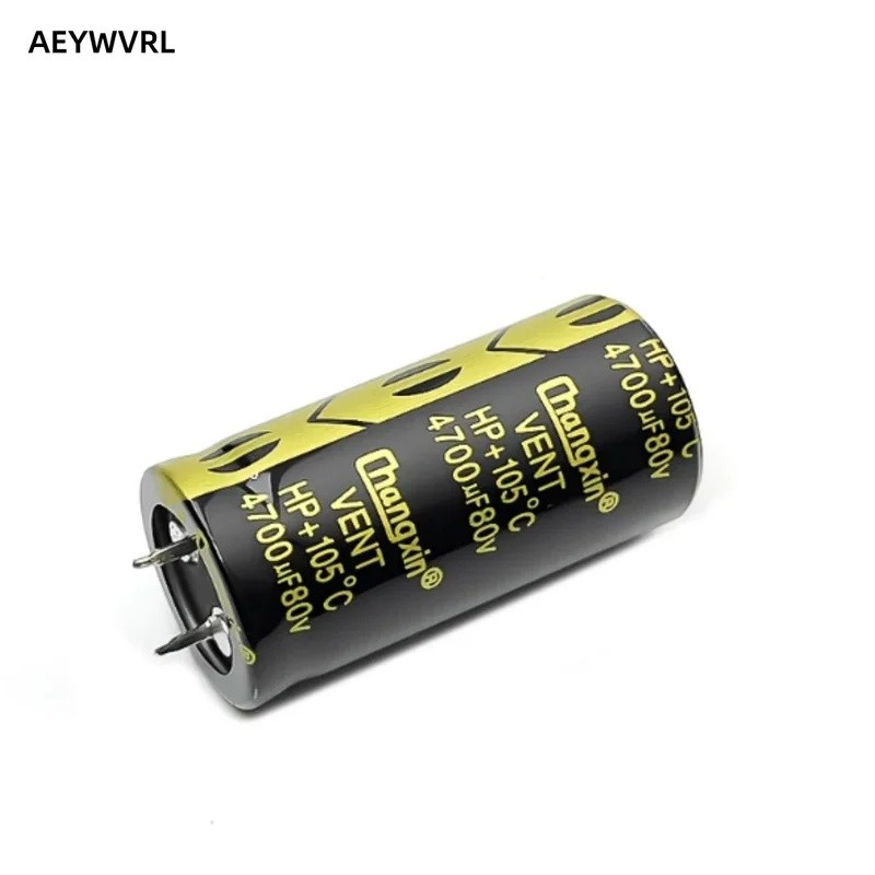 12PCS-2PCS 80v4700uf Electrolytic Capacitor Radial 4700uf 80V 25x50 มม.