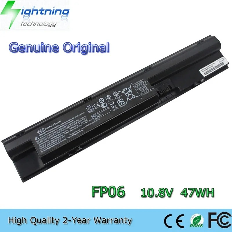 ใหม่ FP06 10.8V 47Wh แบตเตอรี่แล็ปท็อปสําหรับ HP ProBook 440 445 450 455 470 G0 G1 FP06XL HSTNN-W92C