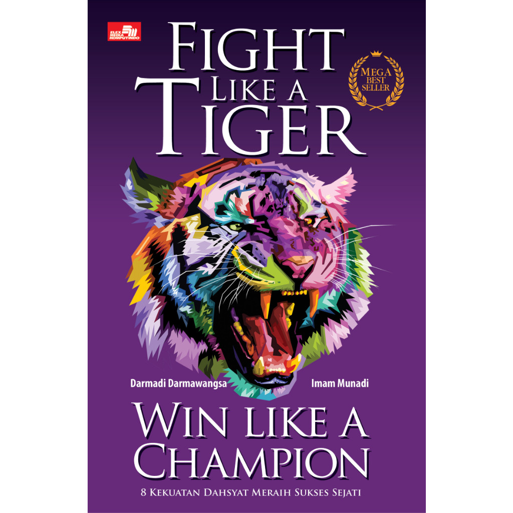 UNGU TK88 FLASHSALE FIGHT LIKE A TIGER WIN LIKE A CHAMPION COVER สีม่วง
