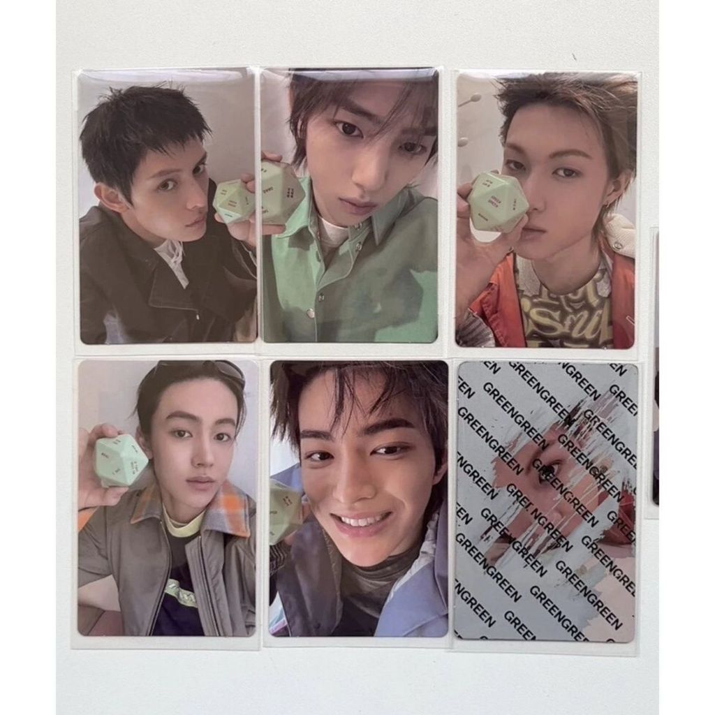 การ์ดอัลบั้มลูกเต๋า Juhoon Photocard cortis greengreengreend
