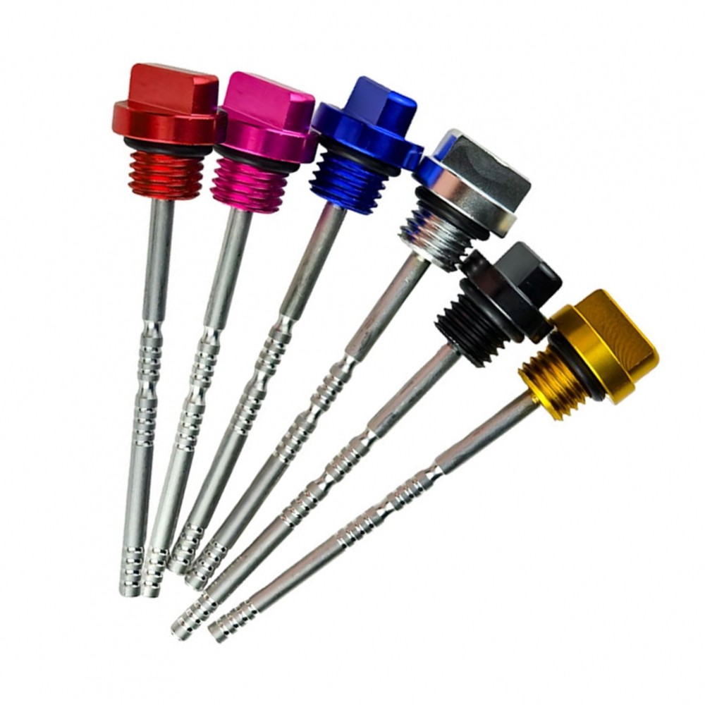 [TRENDING]CNC Aluminum Dipstick Easy Installation Oil Level Sensor Motorcycle Maintenance-BEST PRICE