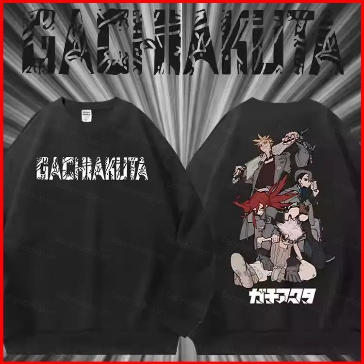 2025 GACHIAKUTA Rudo Anime Sweatshirt Unisex แขนยาว HOODIE