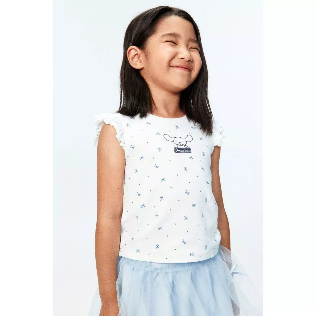 H&M(เอชแอนด์เอ็ม) เสื้อผ้าคอตตอนพิมพ์ลาย เด็กหญิง 1350519_1