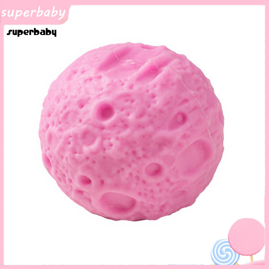 (Superbaby) Moon Stress Ball Popping นักบินอวกาศ Moon Squeeze ของเล่น Popping นักบินอวกาศ Moon ของเล