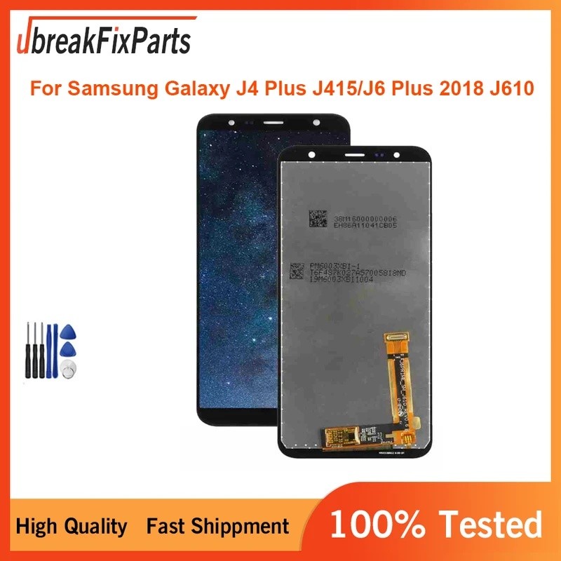 สําหรับ Samsung Galaxy J4+ 2018 J4 Plus J415 J415F J410 J6 Plus 2018 J610 จอแสดงผล LCD Touch Screen 