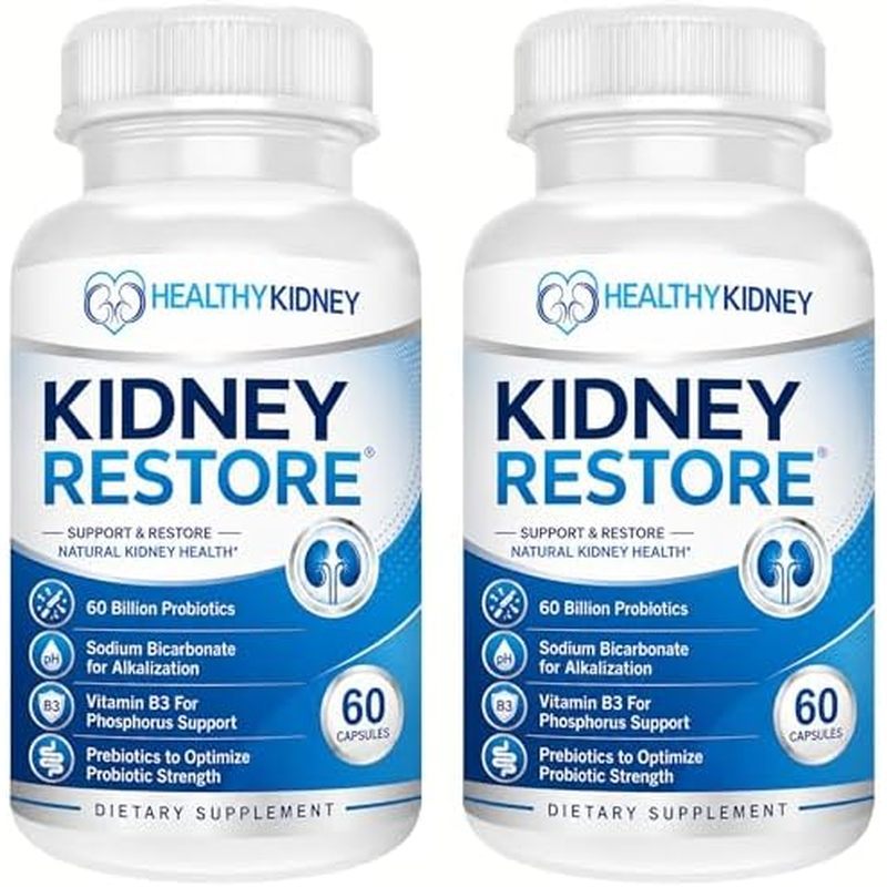 ไตคลีนส์ ดีท็อกซ์ & ซ่อม - สูตรโดย Kidney Health Expert Living w/Transplant - US Made Kidneys Suppor