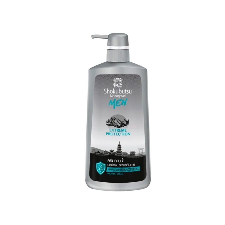โชกุบุสซึ โมโนกาตาริ ครีมอาบน้ำชายเอกซ์ตรีมโพรเทคชั่น Shokubutsu Men Extreme Shower Cream 400ml.