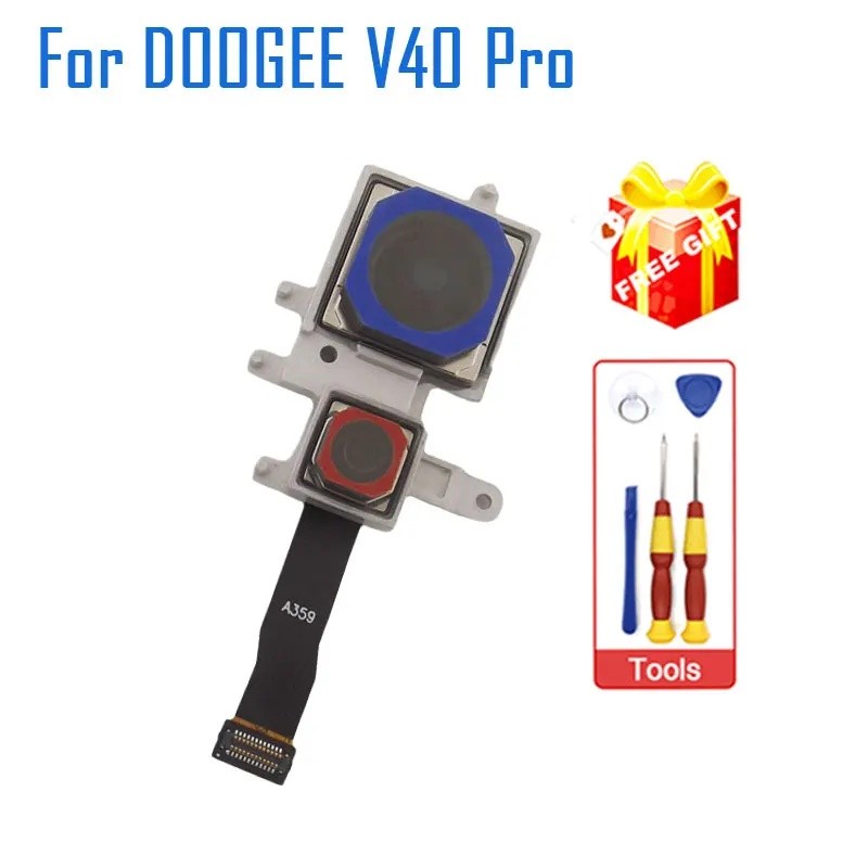 ใหม่ Original DOOGEE V40 Pro ด้านหลังกล้องหลักโทรศัพท์มือถือกลับโมดูลกล้องอุปกรณ์เสริมสําหรับ DOOGEE