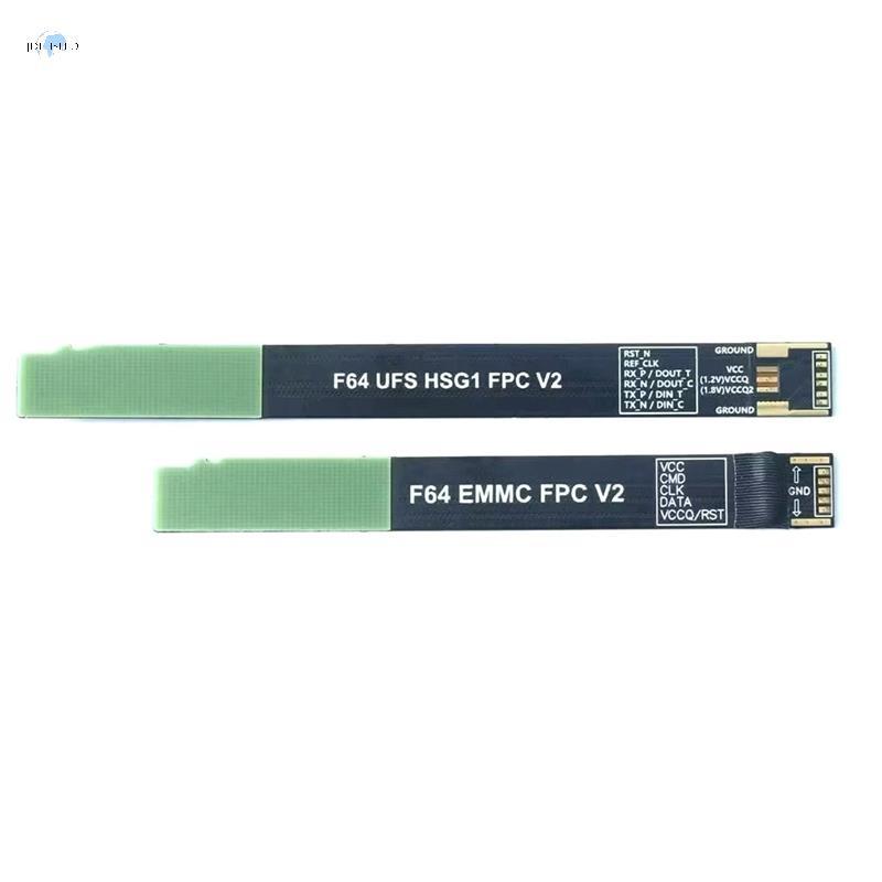 F64 แฟลชสาย 2 ใน 1 สําหรับแฟลช 64 Lite F64 UFS HSG1 FPC V2 F64 UFS FPC V2 + EMMC FPC V2 Flex สาย