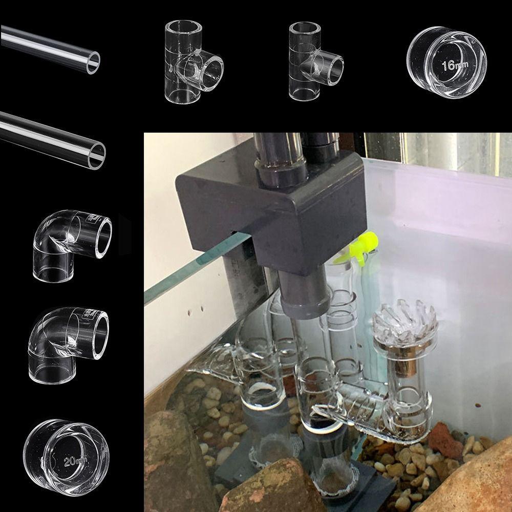 BOOMLIFE1232T Tank Tee Way Joints, Transparent Plexiglass 16 20mm อุปกรณ์ท่ออะคริลิค, 90 องศาข้อศอก 