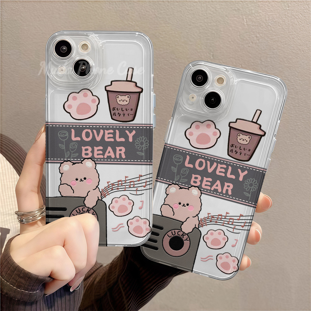 ☕cafe☕Case For Xiaomi Redmi 13C 10 9A A1 12C 9T 10A NOTE 13 11 12 PRO 8 MI 11LITE TPU นิ่มกันกระแทก 