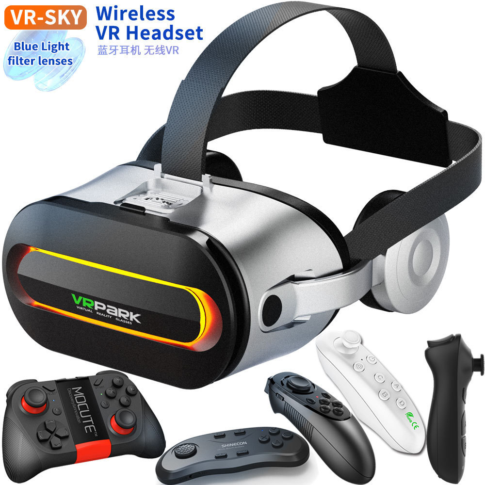 Vr แว่นตา All-in-One 3d โทรศัพท์สมาร์ทภาพยนตร์เกม park โทรศัพท์มือถือเสมือนจริง Head-Wearing Reality