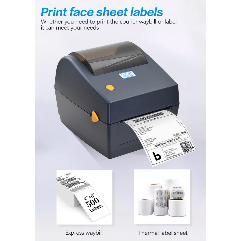 [New]XPRINTER สติกเกอร์ฉลาก XP-480B XP480 XP480 สําหรับเครื่องพิมพ์ฉลาก