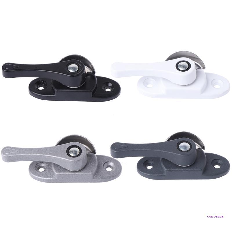 CON Aluminium โลหะผสมประตูและหน้าต่างล็อคหน้าต่างประตูล็อค Sash Jammer Sash Jammer Windows Hasp ล็อค