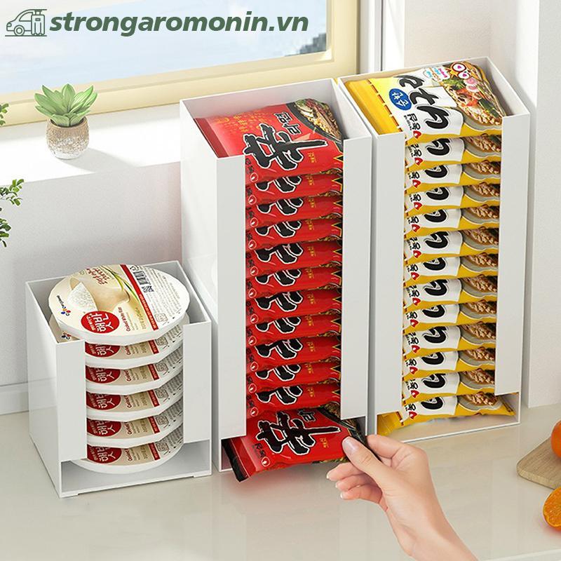 Strongaromonin Korea Ramen Storage Box Noodle Cup Tissue Bins Mask Organizer VN