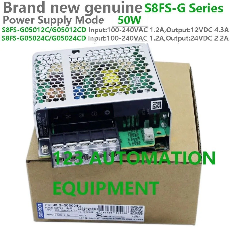 ใหม่ของแท้ Omron S8FS-G05012C G05012CD G05024C G05024CD แหล่งจ่ายไฟ 50W