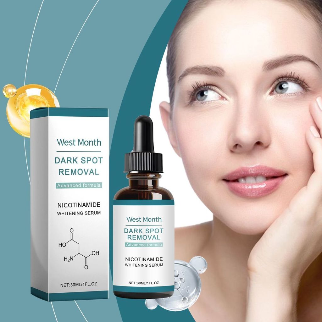 ขายร้อน#亮白精华液 Blemish Serum Facial Whitening Blemish Brightening Skin Tone ปรับปรุงความหมองคล้ํา lx