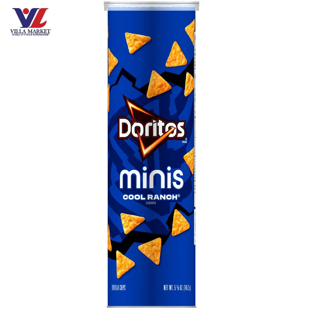 Doritos Minis Cool Ranch Tube 145 G. โดริโทส มินิ รสคูลแรนช์