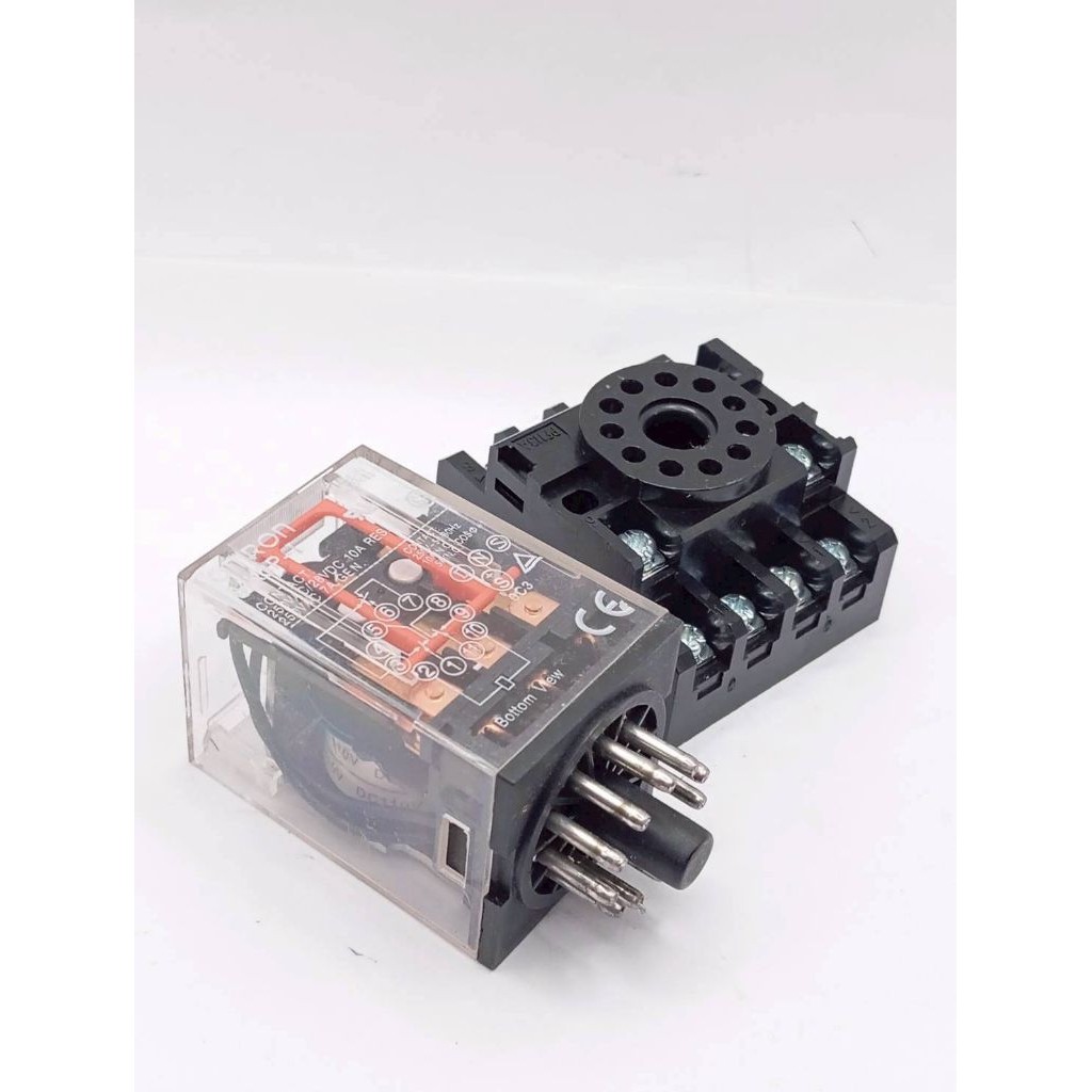 รีเลย์ MK3P-I 110VDC MK3P-I รีเรย์ 11 ขา กำลังไฟ 110V DC  พร้อมส่ง