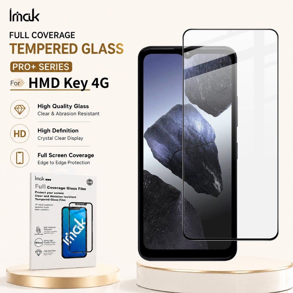 ฟิล์มกระจก สำหรับ HMD Key Aura2 Arc 4G กันน้ำมัน 9H ความแข็ง HD Clear FM0003
