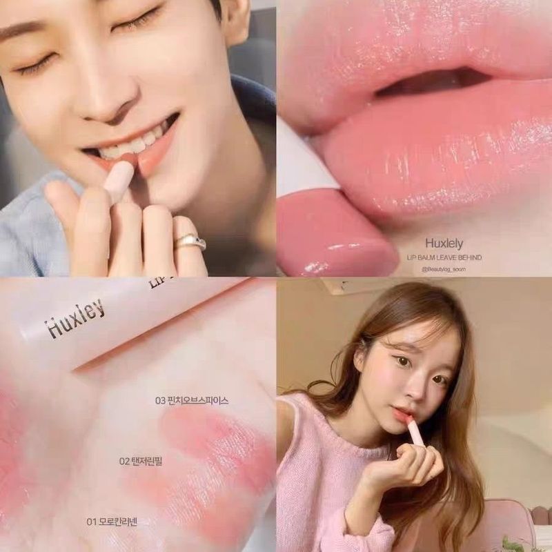 Yuanyou สไตล์เดียวกันเกาหลี Huxley Huxley Cactus Lip Balm Fade Lip Lines Moisturizing Moisturizing ล
