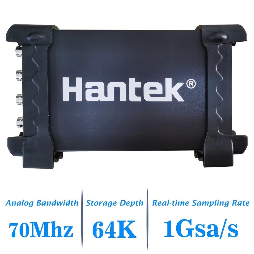 คุณภาพสูง HANTEK 6074BC Digital Oscilloscope 70MHz 1GSa/s 4CH USB Virtual Oscilloscope เครื่องมือวิน