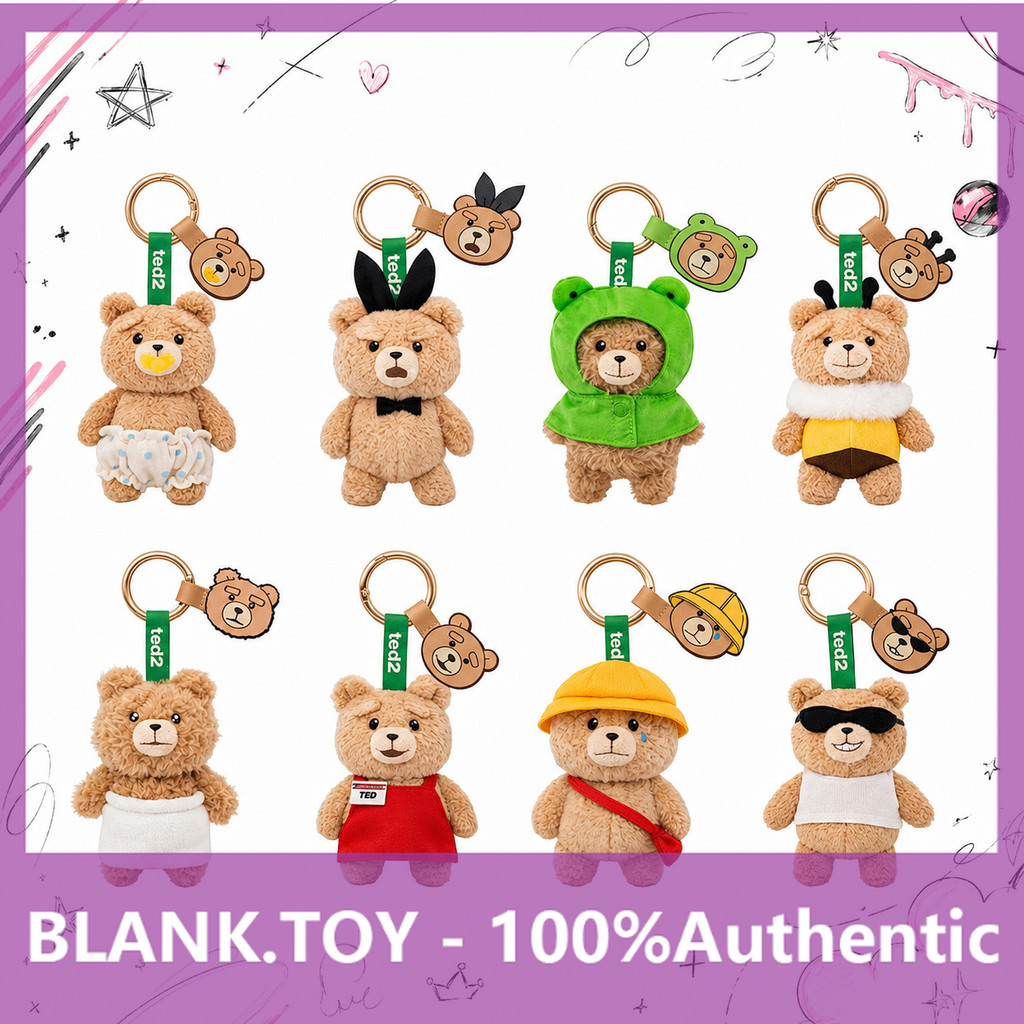 POPMART GONGMING < Ted2 > Baby Ted Movable Plush Series Pendant Mystery Box