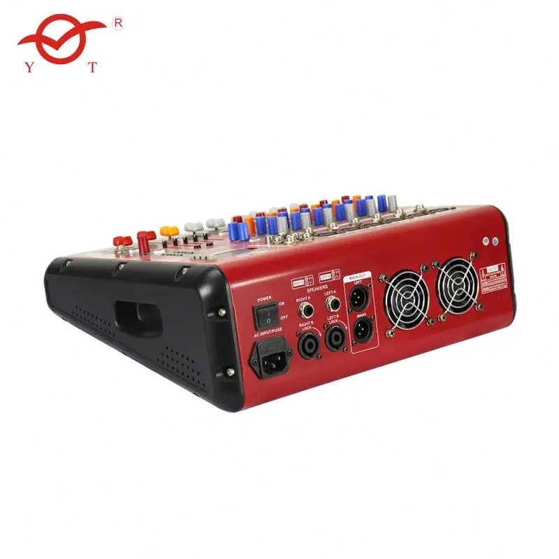 Mixer Musical Digital สําหรับกิจกรรม Analog Power Mixer และไมโครโฟนการ์ดเสียงคอนโซล Dentre Machines