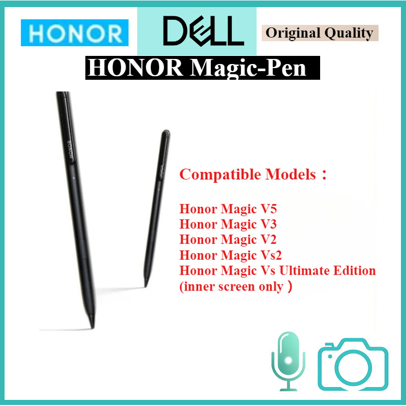 Honor Magic-Pen สไตลัสสีดําสําหรับ Magic V5/V3/V2 Ultimate/Magic Vs Ultimate หน้าจอด้านใน COD