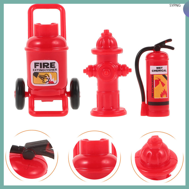 ของตกแต่ง Mini Items Is Extinguisher Landscape Models 4.30X3.50X2.40CM Red shaoyiping