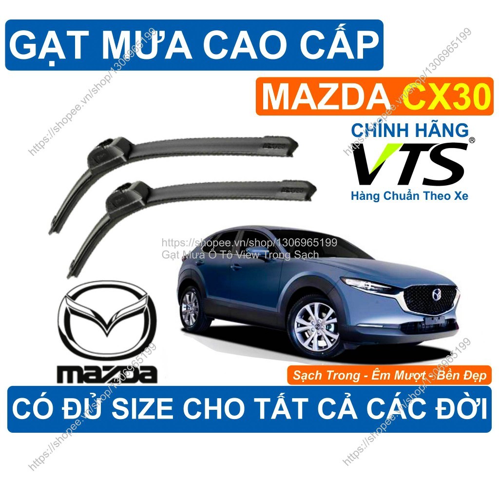 ที่ปัดน้ําฝน A8 Mazda CX30, ที่ปัดน้ําฝน Mazda CX30 คู่, มีจําหน่ายทุกขนาดสําหรับรุ่น Mazda CX30