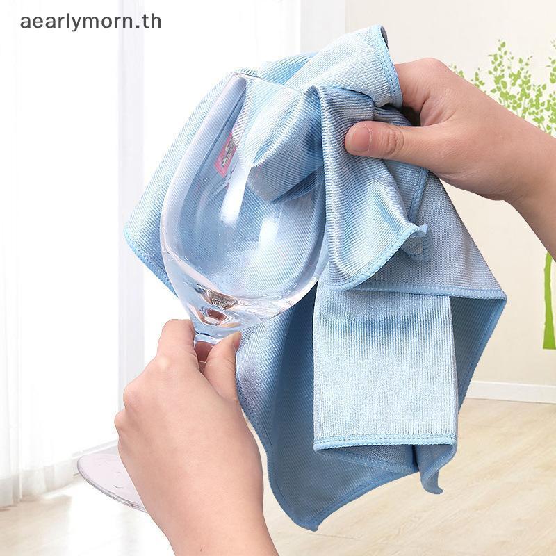 AA Lint Free Thien ผ้าทําความสะอาดไมโครไฟเบอร์ดูดซับซุปเปอร์นํามาใช้ใหม่ไม่มีรอยขีดข่วนผ้าขนหนูสําหร