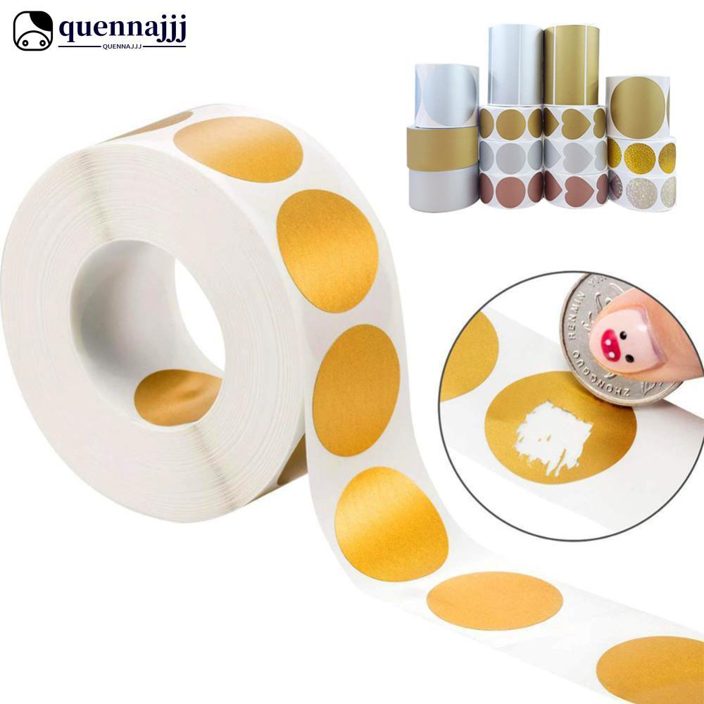 QHENNA 300 ชิ้นม้วนกันน้ํา Self-Adhesive Scratch Off สติกเกอร์ Scratch-Off เคลือบซ่อน Info สําหรับโป